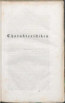 Charakteristiken.