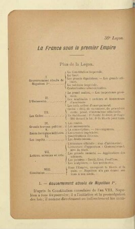 La France sous le premier Empire