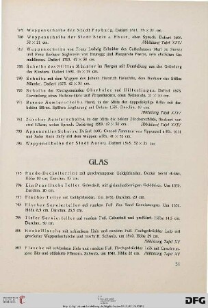 Glas (Nr. 795-854)
