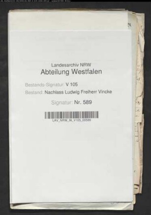 Beteiligung Vinckes an der Oberweser-Dampfschiffahrts-Gesellschaft