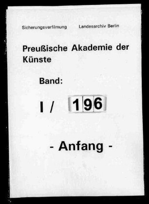 Haushalt der Akademie