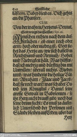 CLIII. Von der wahren Herzens-Demut