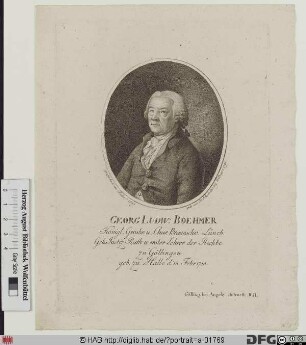 Bildnis Georg Ludwig Böhmer