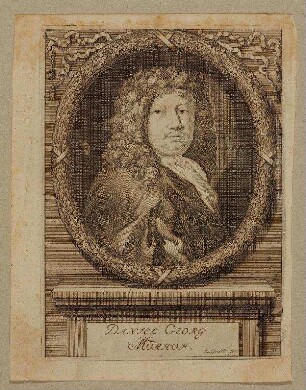 Bildnis von Daniel Georg Morhof (1639-1691)
