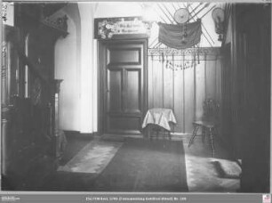 Wohnung Witwe Elise Scharff-Dorner, Myliustraße 7: Parterrevorplatz