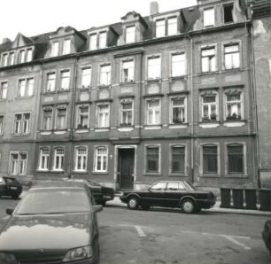 Dresden-Trachau, Roßmäßlerstraße 14. Wohnhaus. Um 1903. Straßenansicht