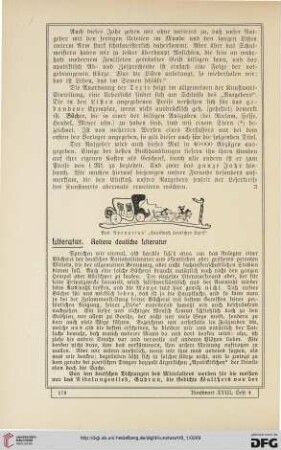 Literarischer Ratgeber des Kunstwart für 1905, [2]: Literatur