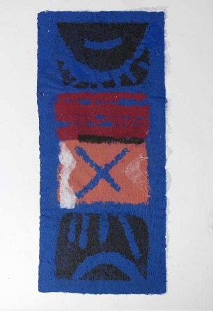 ZEICHEN AUF BLAU