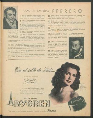 Febrero : Días de América