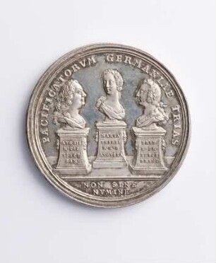 Medaille auf den Frieden von Dresden 1745