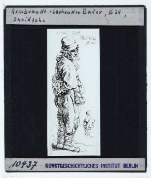 Rembrandt, Lachender Bauer ("Dats niet") (Druck B 178)