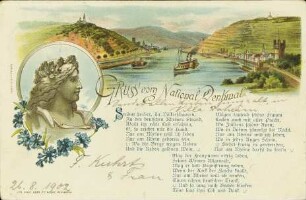 Gruss vom National Denkmal - Strömt herbei, ihr Völkerschaaren [...]