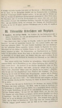 597-609 Litterarische Uebersichten und Anzeigen