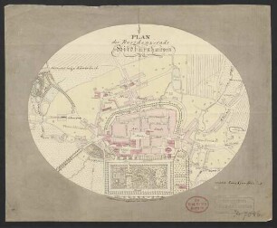 [Plan der Residenzstadt Hildburghausen]