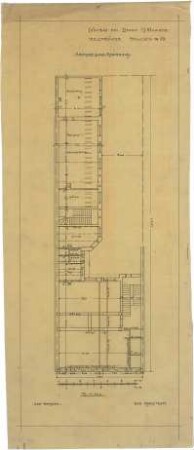 Billing, Hermann; Karlsruhe, Amalienstr. 59; Haus Durand - Grundriss EG