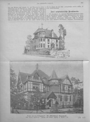 Zwei architektonische Prachtwerke.