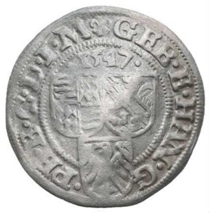 Fundmünze, Spitzgroschen, 1547