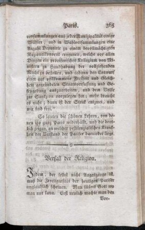 Verfall der Religion