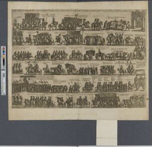 Vero Disegno Dell'ordine Tenvto da n.ro s.re Clemente VIII Pontefice Massimo Nel Felicis.mo Ingresso Di S.S.ta Nella Citta Di Ferrara L'anno 1598