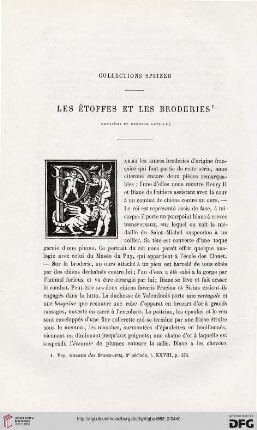 2. Pér. 28.1883: Les étoffes et les broderies, 2 : collections Spitzer