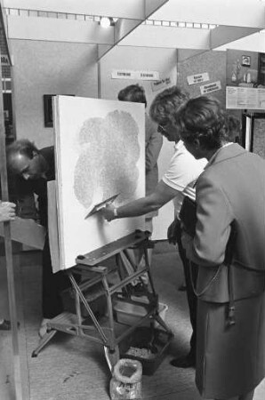 Ausstellung "sparen - bauen - wohnen ´84" in den Hallen am Festplatz