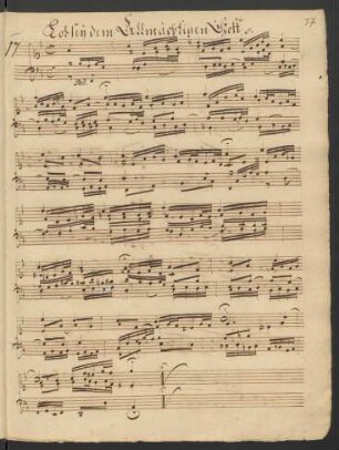 Lob sei dem allmächtigen Gott; org; F-Dur; BWV 602