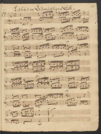 Lob sei dem allmächtigen Gott; org; F-Dur; BWV 602