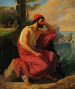 Odysseus auf der Insel der Kalypso
