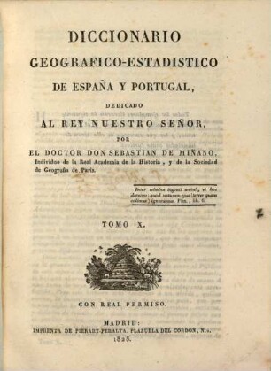 Diccionario Geografico-Estadistico de España y Portugal, 10. VIL - ZUZ