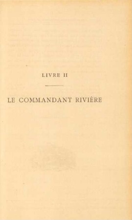 Livre II - Le commandant Rivière