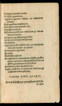 Capita Libri Quarti.