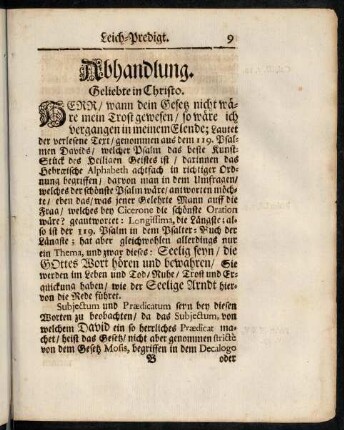 9-19, Abhandlung.