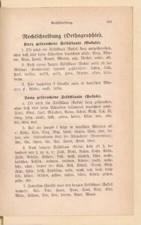 Rechtschreibung (Orthographie)