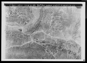 C. Jerusalem, Teilbilder der Alt- und Neustadt (mehr oder weniger Vertikalaufnahmen) mit engem Gesichtsfeld: Nebi Daud (Sion), Hinnom-Tal, Dschebel Abu Tor, Bahnhof, Tempel-Kolonie, wie Nummer 804 mit südlicher Forsetzung