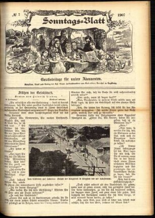 Ausgabe vom Sonntag, den 17. Februar 1907.