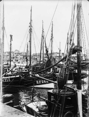 Fischereihafen : Schiffe im Hafen von Cuxhaven