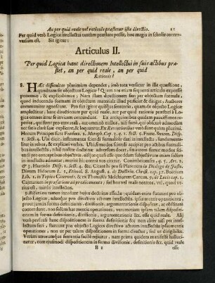 11-18, Articulus II