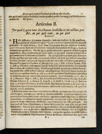 11-18, Articulus II