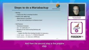 Mariabackup - too rarely used