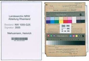 Entnazifizierung Heinrich Niehusmann , geb. 27.11.1904 (Landwirt)