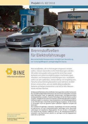 Brennstoffzellen für Elektrofahrzeuge. Neu entwickelte Komponenten
            ermöglichen Herstellung von leistungsfähigeren und günstigeren Stacks.