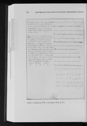 Abb.6: Hamburg SUB, Cod. theol. 1531, S. 276