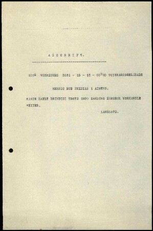 Anlage I. E. Langlotz an R. Herbig