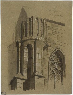 Notre Dame zu Oudenaarde, Strebepfeiler der Fassade