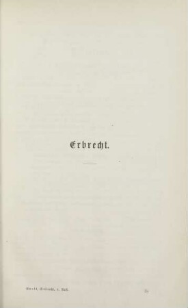 Erbrecht.