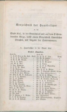 Erstes Quartier.