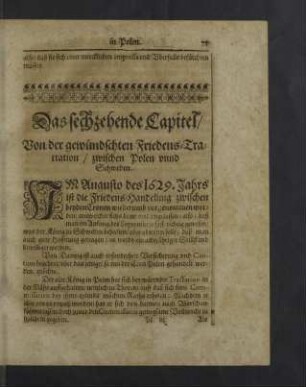 Das sechzehende Capitel