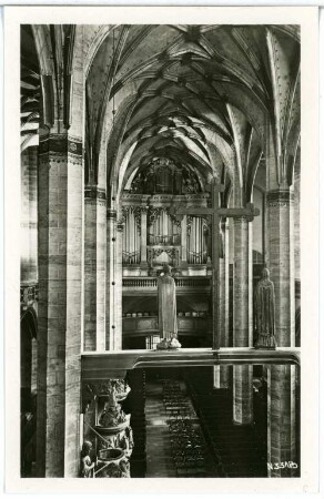 Freiberg. Dom, Blick nach der Orgel