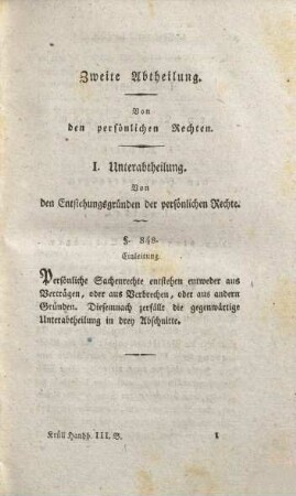 Handbuch des königlich-baierischen gemeinen bürgerlichen Rechts : mit besonderer Rücksicht auf das fränkische und preussische Landrecht. 3