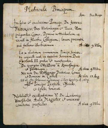 Einträge 1648-1656